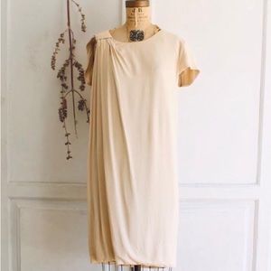 Viktor & Rolf dress beige sz 8 made in Italy